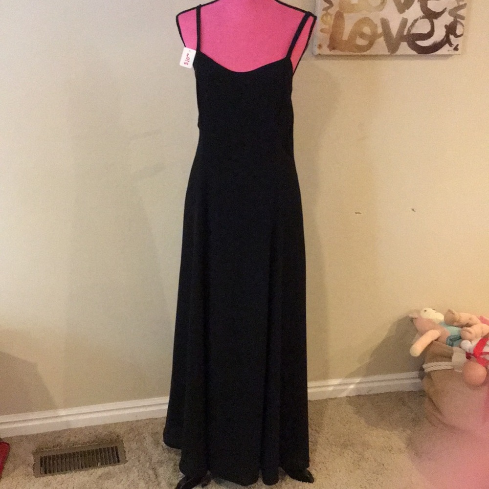 Hand-made black gown